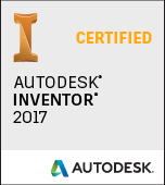 Inventor Certified badge 2017
